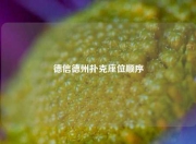 德信德州扑克座位顺序